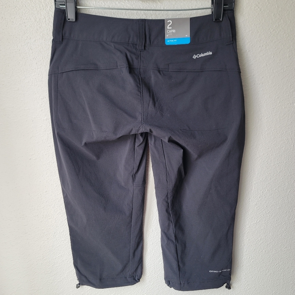 Columbia NWT Saturday Trail II Knee Capri Pant Size 2 Color Black - Picture 6 of 12
